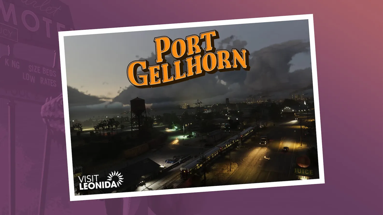 Port Gellhorn — GTA VI postcard art